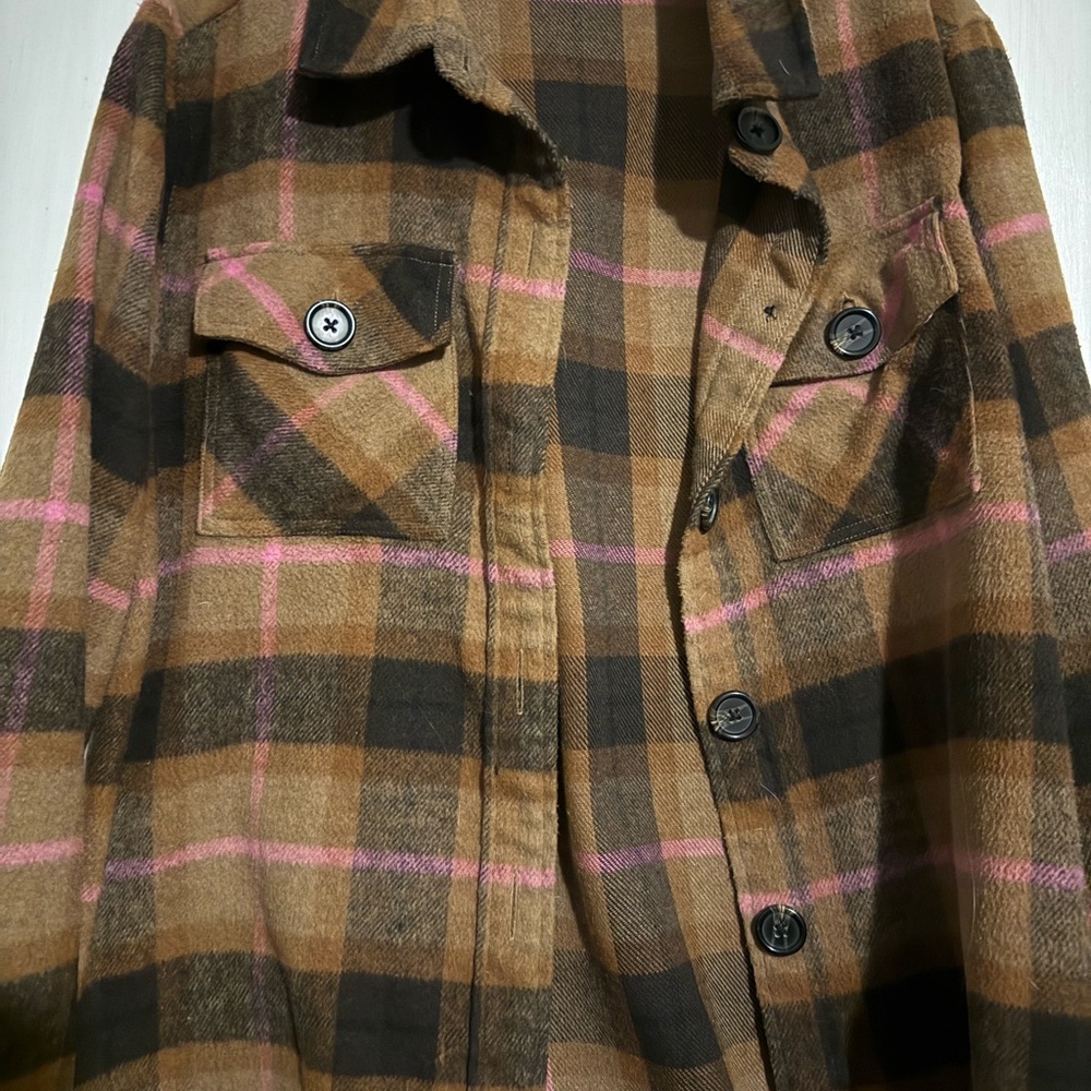 Steve Madden Flannel Plaid Shacket